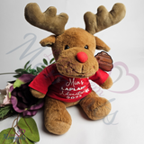 Personalised Lapland Adventure Reindeer Teddy Bear Keepsake