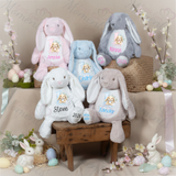 Personalised 1st Easter Bunny Teddy. Custom Keepsake First Easter Bunny Plush