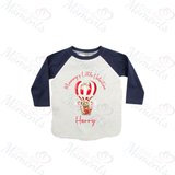 Personalised Mummy's Little Valentine Long Sleeved Top. Kids Valentine's Outfit - Red or Navy