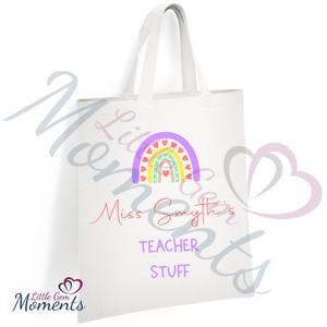 Personalised "Teacher Stuff" Tote Bag