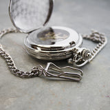 Personalised Valentine's Day Dual-Side Pocket Watch