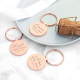 Personalised Bridal Party Keyring