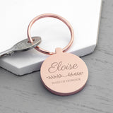 Personalised Bridal Party Keyring