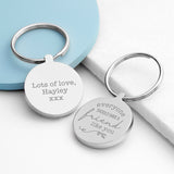 Personalised Wonderful Friend Keyring