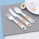 Personalised Kids Adventure Plastic Dining Set