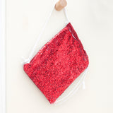 Personalised Kids Hidden Message Sequin Bag - Red