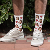 Personalised "I Love Your Face" Socks