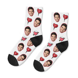 Personalised "I Love Your Face" Socks
