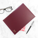Personalised Luxury Leather Refillable Notebook