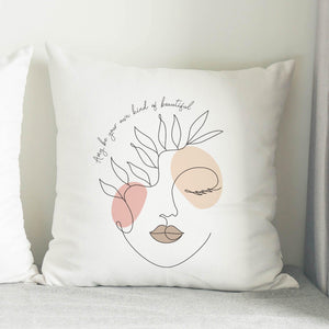 Personalised 'Grace' Fine Line Filled Cushion