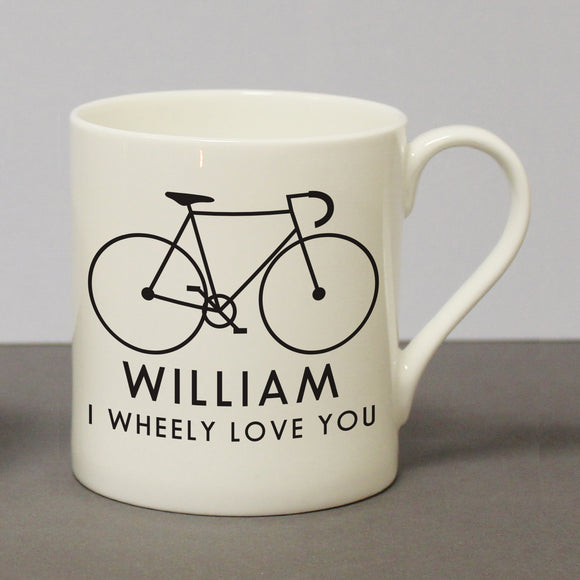 I Wheeley Love You Male Bike Chunky Balmoral Mug
