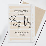 Little Notes For The Big Day A5 White Notebook
