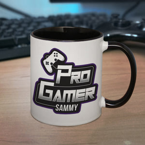 Pro Gamer Black Inside Mug