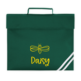Personalised Bee School Book Bag