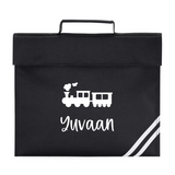 Personalised Train Book Bag