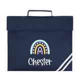 Personalised Rainbow School Book Bag