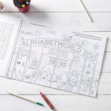 Alphabet World Personalised Colouring Book