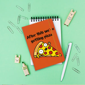 Pizza Orange Notebook