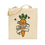 Veggie For Life Tote Bag