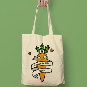 Veggie For Life Tote Bag