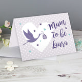 Mum to Be Baby Stork Card