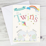 Twins New Baby Greetings Card
