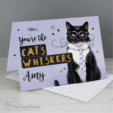Personalised Rachael Hale "Cats Whiskers" Card
