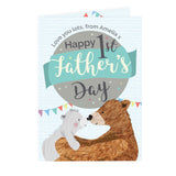 Personalised Daddy Bear 1st Father's Day Card 2nd Image