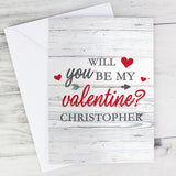 Personalised Be My Valentine Card