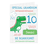 Personalised Be Roarsome Birthday Card 10
