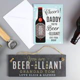 Personalised Beer-illiant Card