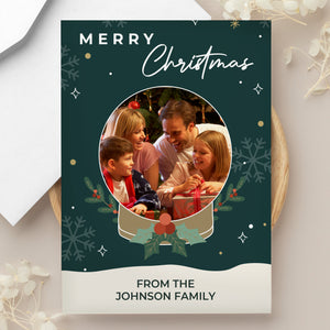 Personalised Photo Upload Christmas Card