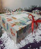 Personalised Magic of Christmas Gift Box/Christmas Eve Box with Red Ribbon
