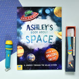 Personalised Space Book & Toy Gift Set