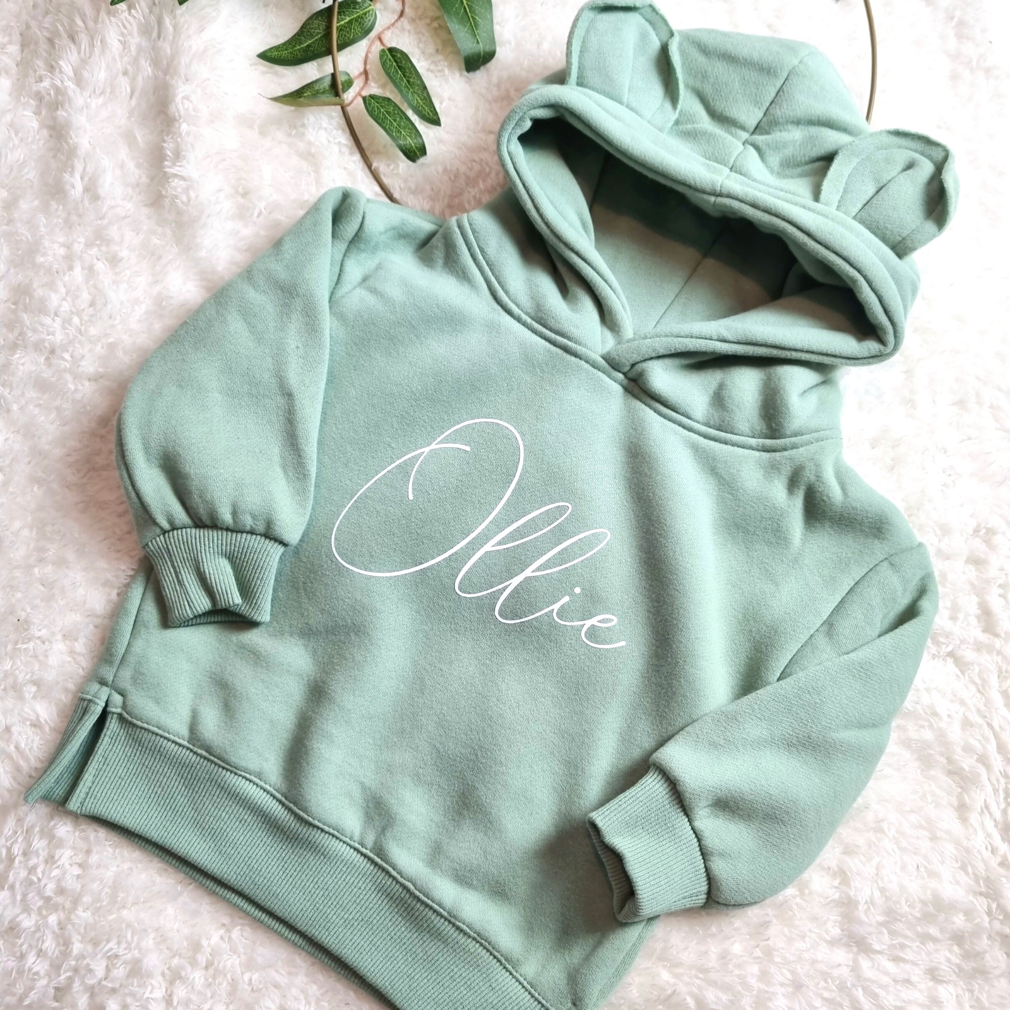 Bear hoodie with ears baby online