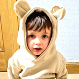 Personalised Kids Tales Unisex Teddy Bear Hoodie with Ears. Multiple colours available.