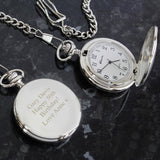 Personalised Mens Classic Pocket Watch