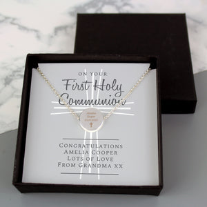 Personalised First Holy Communion Necklace & Box