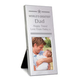 Personalised World's Greatest Dad Photo Frame 2x3