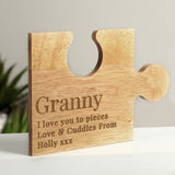 Personalised Free Text Jigsaw Piece