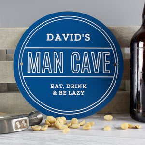 Personalised Man Cave Sign Main Image