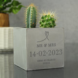 Personalised Botanical Concrete Plant Pot