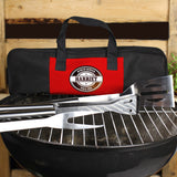 Personalised Stainless Steel BBQ Kit on BBQ 2
