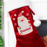 Personalised Red Christmas Stocking - 6 Designs Available