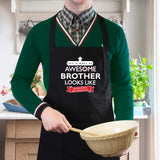Personalised Awesome Brother Apron