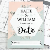 Personalised Wedding Milestone Cards