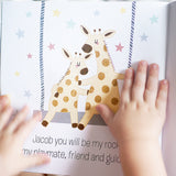 Personalised New Baby Book with Child Hands