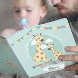 Personalised Big Brother Book New Baby Dad Reading
