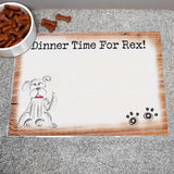 Personalised Scribble Dog Placemat