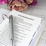 Personalised Wedding Planner Inner Checklist